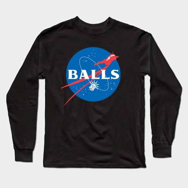 BALLS AERONAUTICS Long Sleeve T-Shirt by GoodIdeaRyan